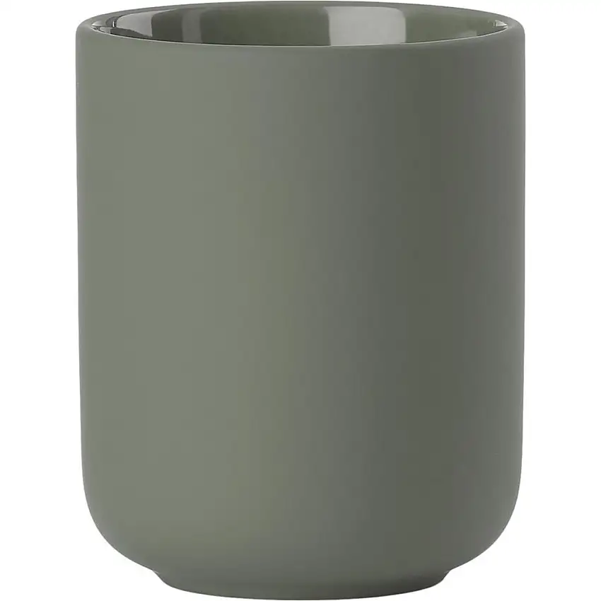 249341_bicchiere-per-spazzolino-ume-10-cm-verde-oliva-ceramica-zone-denmark-1