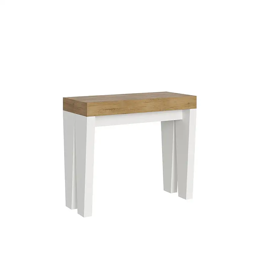 consolle-allungabile-90-196-spimbo-piano-quercia-struttura-bianco-1