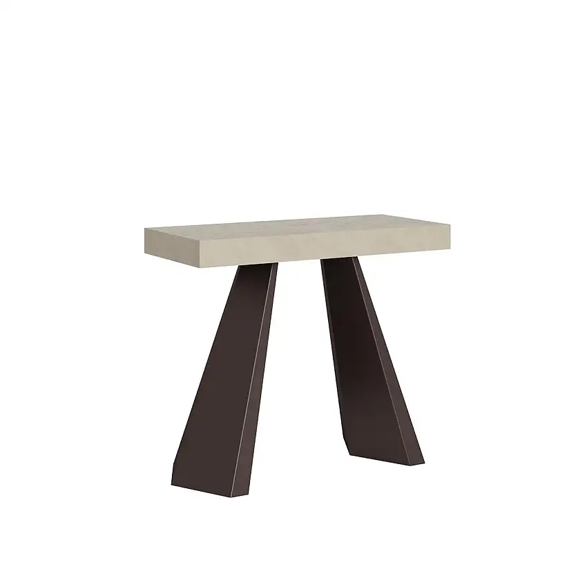 consolle-allungabile-diamante-90-196-cashmere-telaio-orso-1