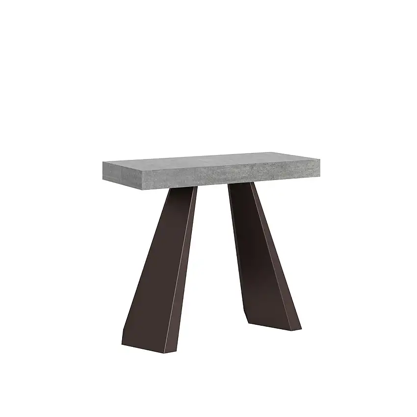 consolle-allungabile-diamante-90-196-cemento-telaio-orso-1