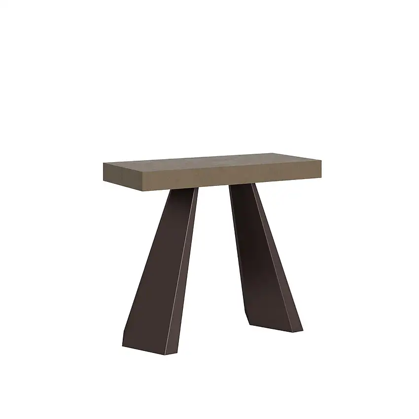 consolle-allungabile-diamante-90-196-tortora-telaio-orso-1