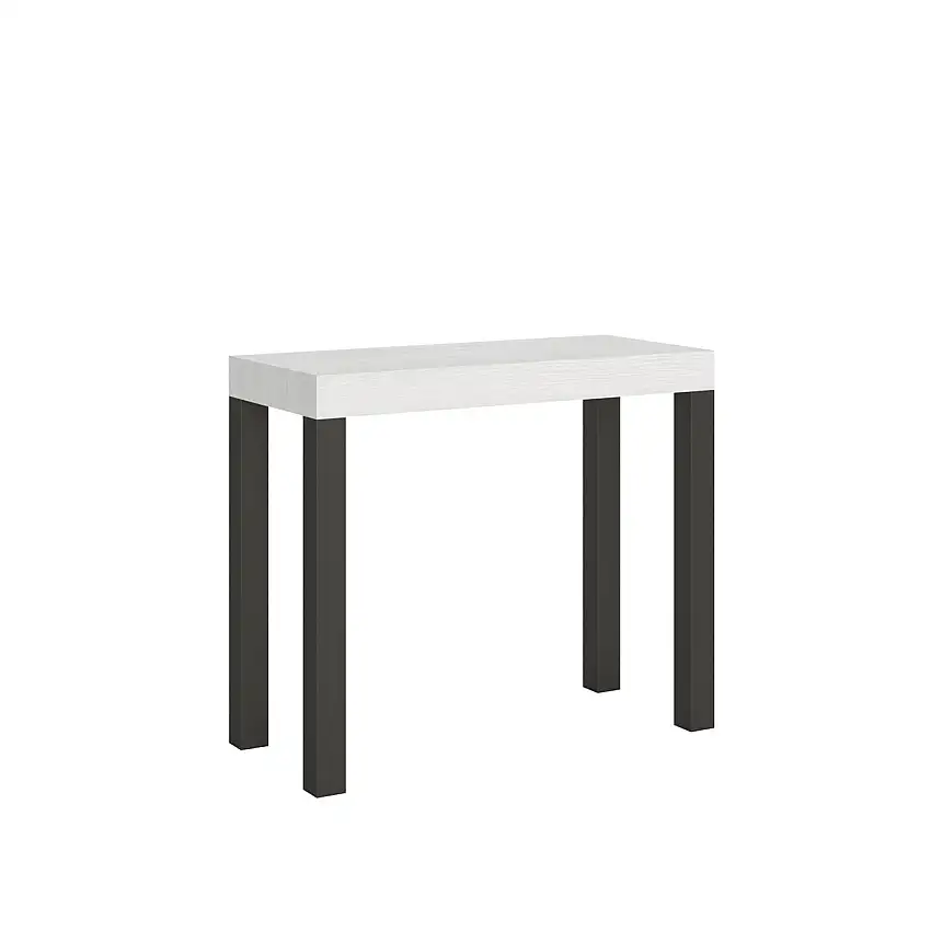 consolle-allungabile-everyday-90-300-bianco-telaio-antracite-1