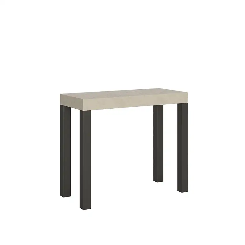 consolle-allungabile-everyday-90-300-cashmere-telaio-antracite-1