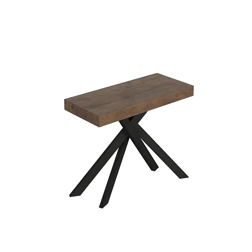 consolle-allungabile-saki-90-196-noce-gambe-antracite-1