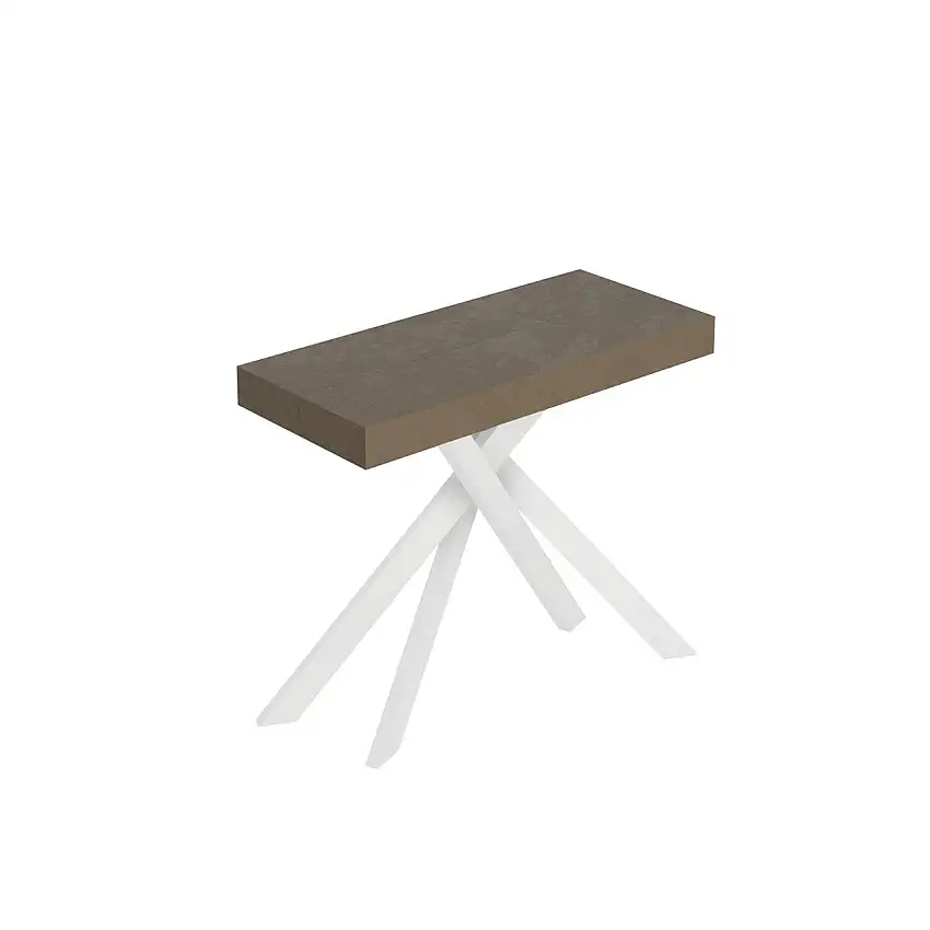 consolle-allungabile-saki-90-300-tortora-gambe-bianche-1