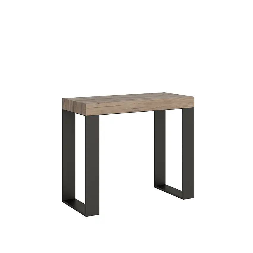 consolle-allungabile-tecno-90-300-quercia-telaio-antracite-1