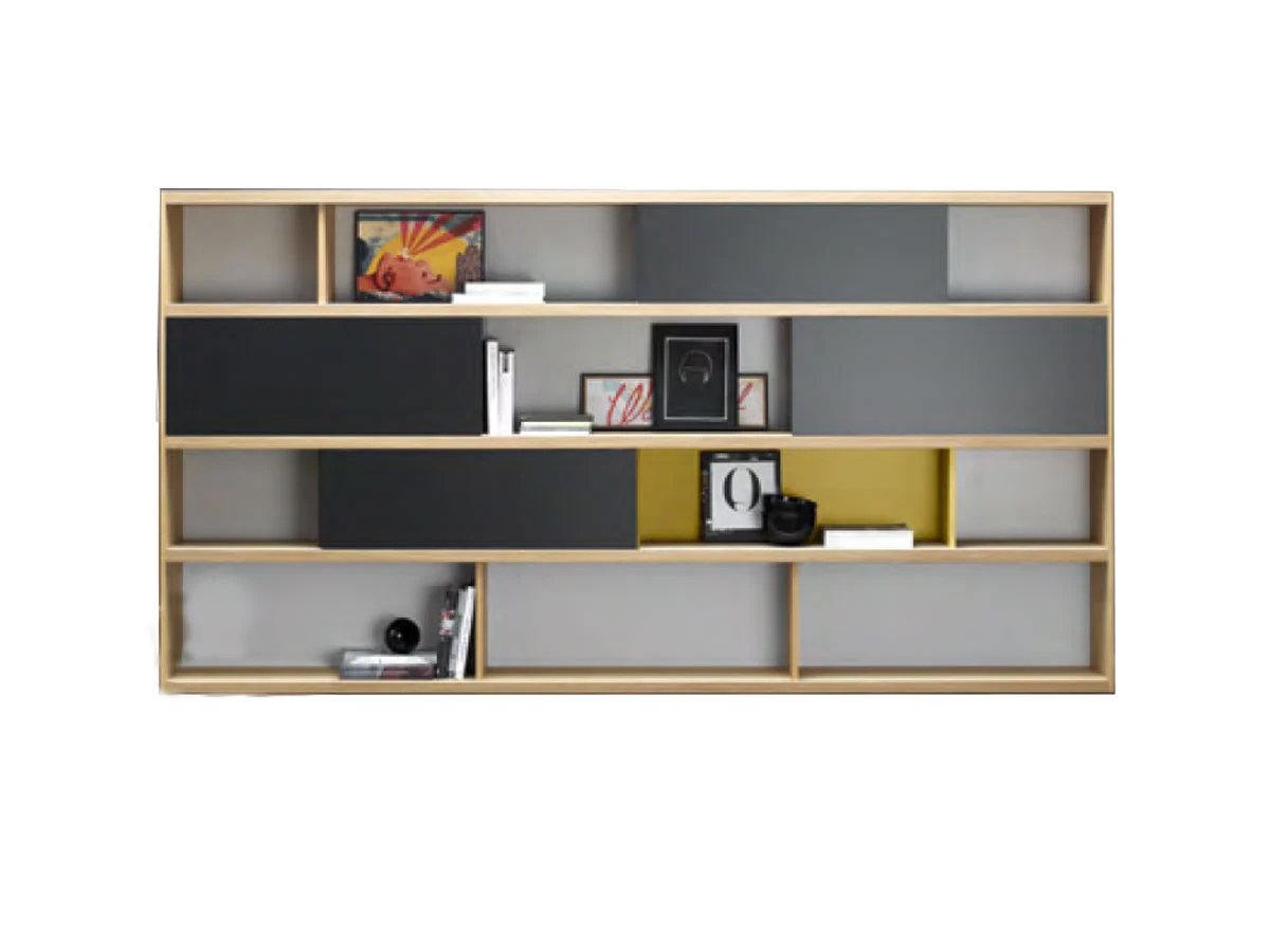 lau-bookcase-oak-with-light-grey-panels-1