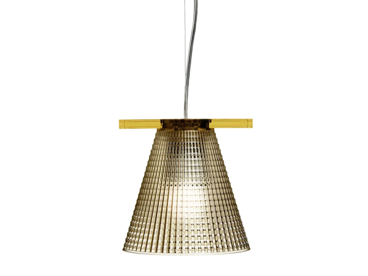 lightairsculpturedambersuspensionlampkartell-1-1