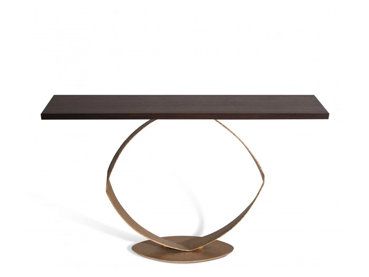 o-console-table-french-brass-with-dark-fumed-oak-top-1