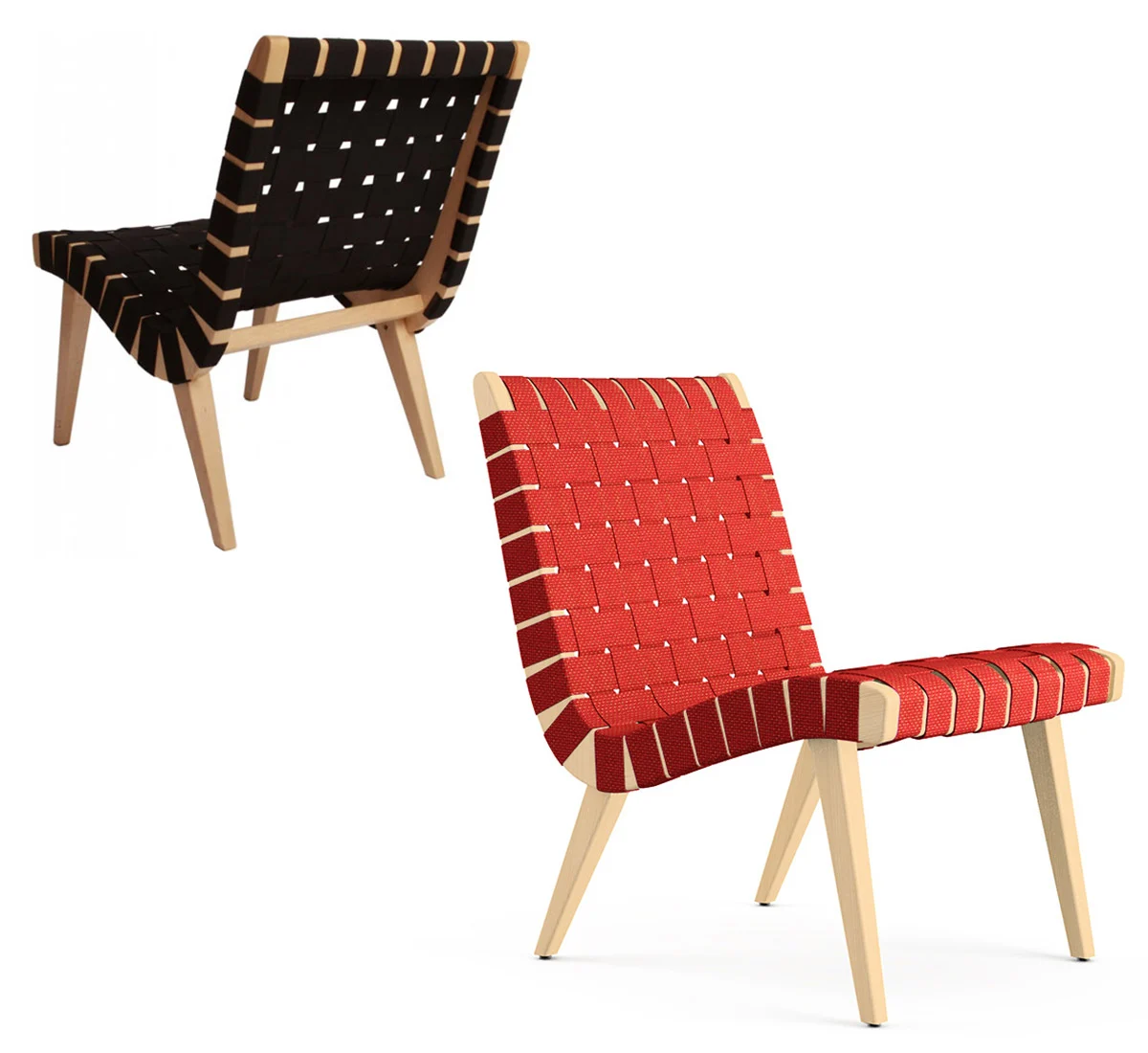 risom-lounge-chair-nero-rosso-knoll-1